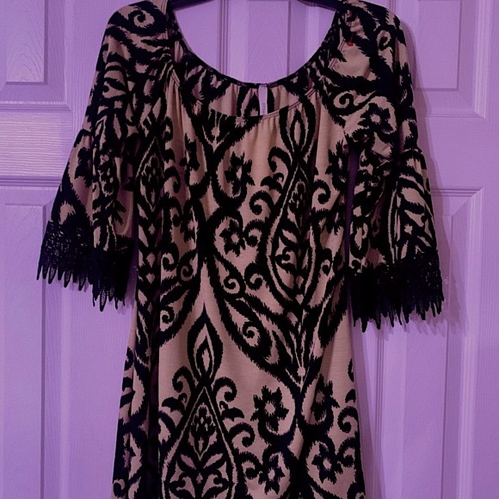 Brand new floral off the shoulder boutique top